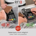 BILLETERA EMERGENTE CON PROTECCIÓN RFID